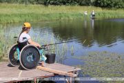 ФОТОФАКТ: Соревнования по рыбной ловле для людей с инвалидностью прошли в Витебском районе